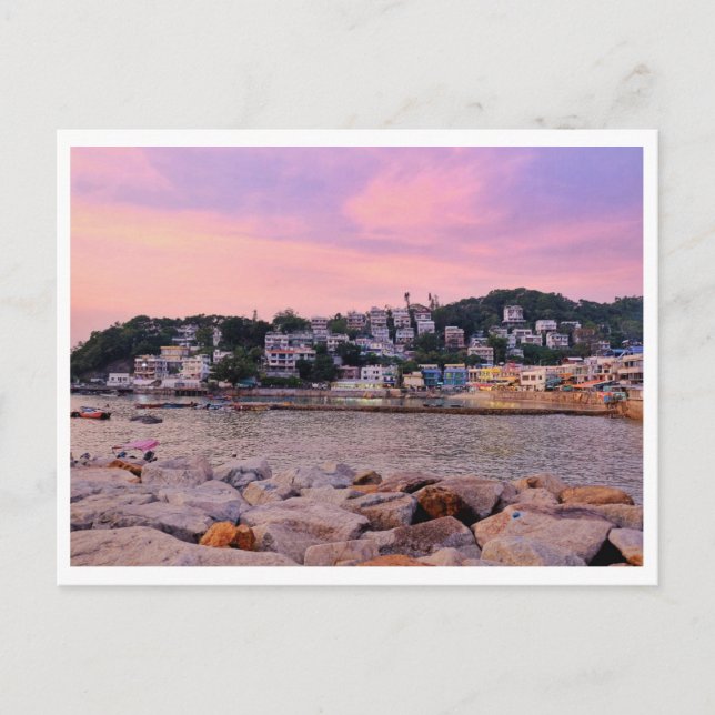 Carte postale de Hong Kong Lamma Island (Devant)