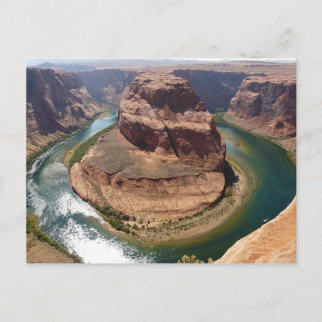 Carte postale de Horseshoe Bend à Page, Arizona (Devant)