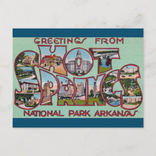 Carte postale de Hot Springs National Park Arkansa