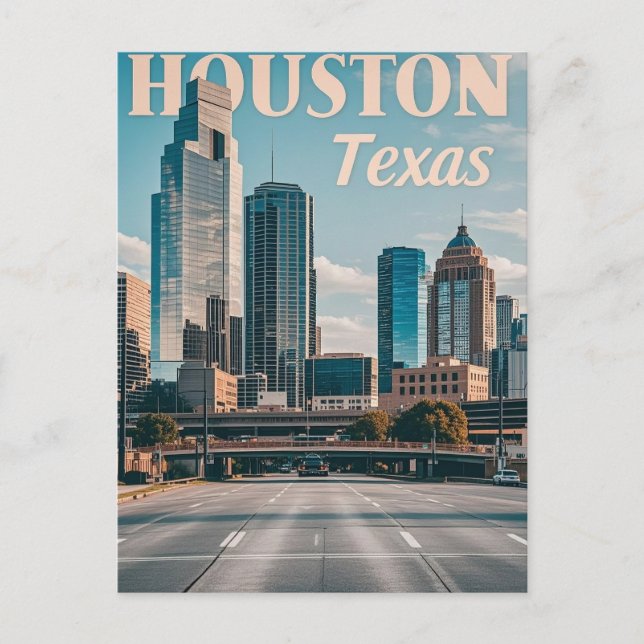 Carte postale de Houston Texas (Devant)