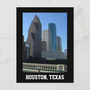 Carte postale de Houston Texas