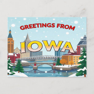 Carte postale de IOWA