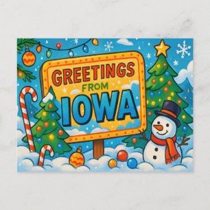 Carte postale de IOWA