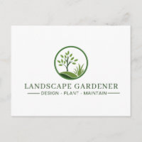 Carte postale de jardinier paysagiste | Jardiniers
