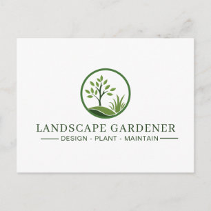 Carte postale de jardinier paysagiste Jardiniers