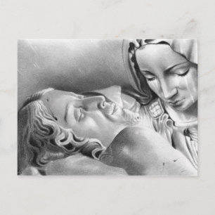 Carte postale de Jesus Christ Virgin Mary