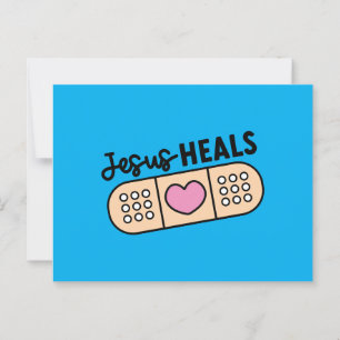 Carte postale de Jésus guéri