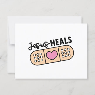 Carte postale de Jésus guéri
