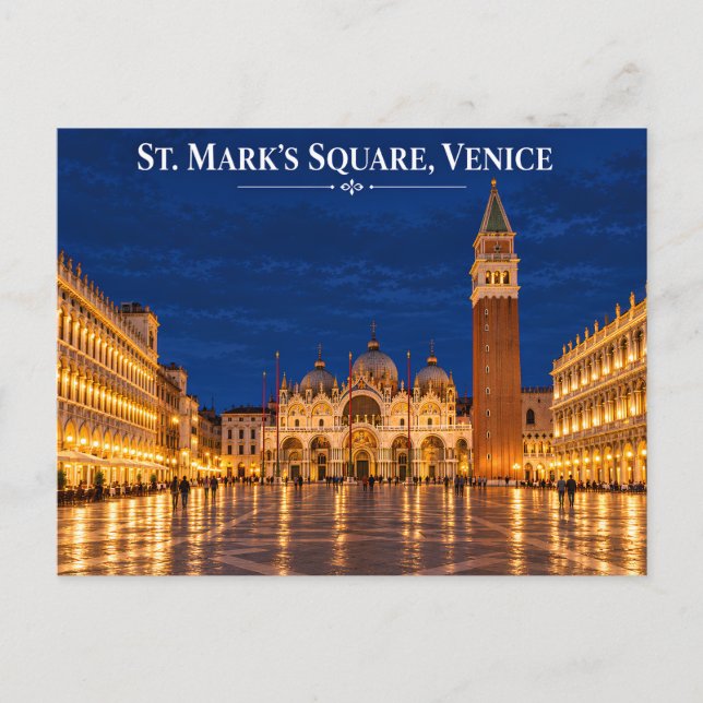 Carte postale de jour des canaux de Venise (Devant)