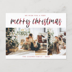 Carte postale de jour férié Noël moderne