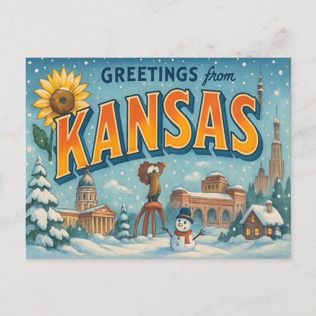 Carte postale de KANSAS (Devant)