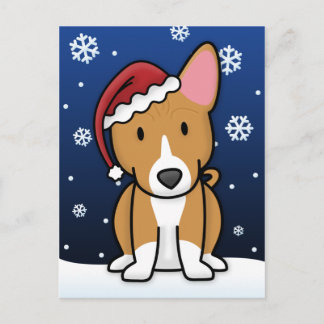 Carte postale de Kawaii Basenji