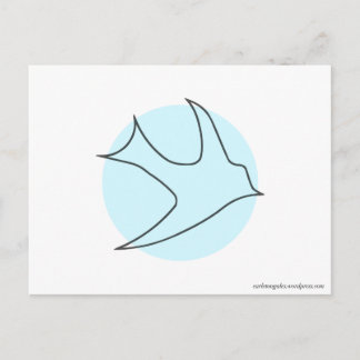 Carte postale de Knightingales (Bleue)