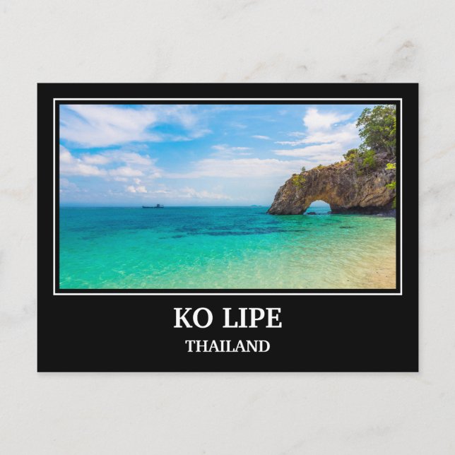 Carte postale de Ko Lipe Thaïlande (Devant)