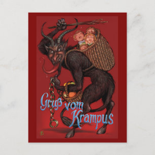 Carte postale de Krampus