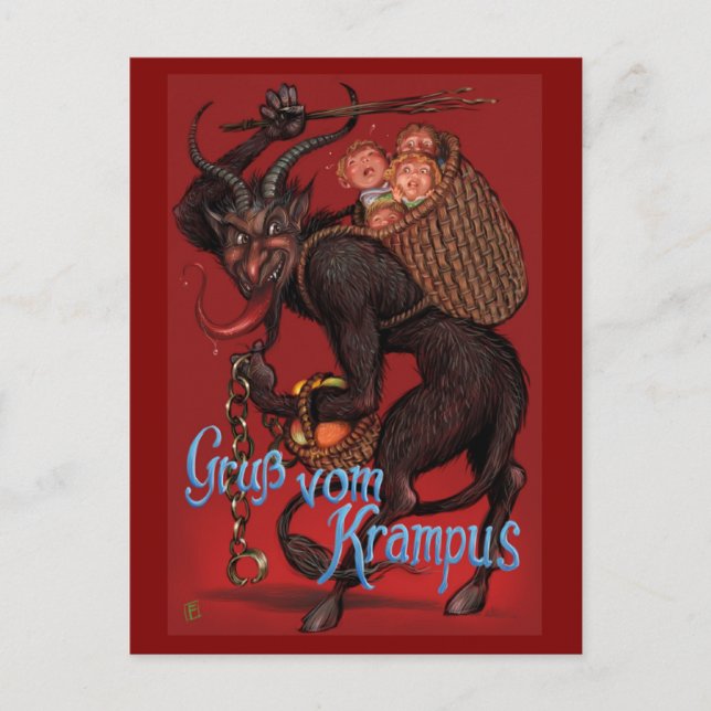 Carte postale de Krampus (Devant)