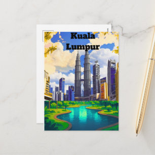 Carte postale de Kuala Lumpur, Carte postale perso