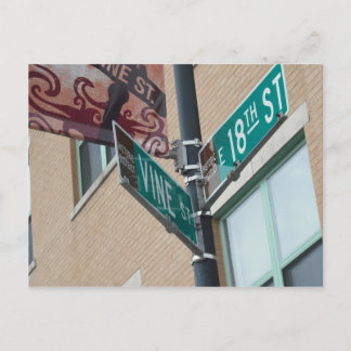 Carte postale de la 18e Vine Kansas City