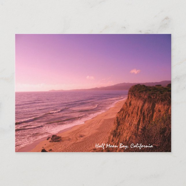 Carte postale de la baie de la demi-lune (Devant)