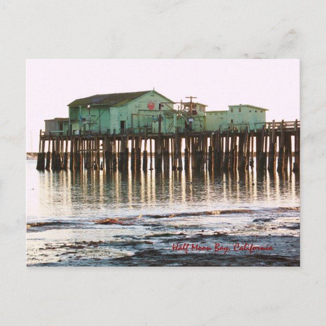 Carte postale de la baie de la demi-lune (Devant)