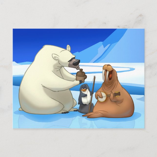 Carte postale de la bande de Jug Arctique (Devant)