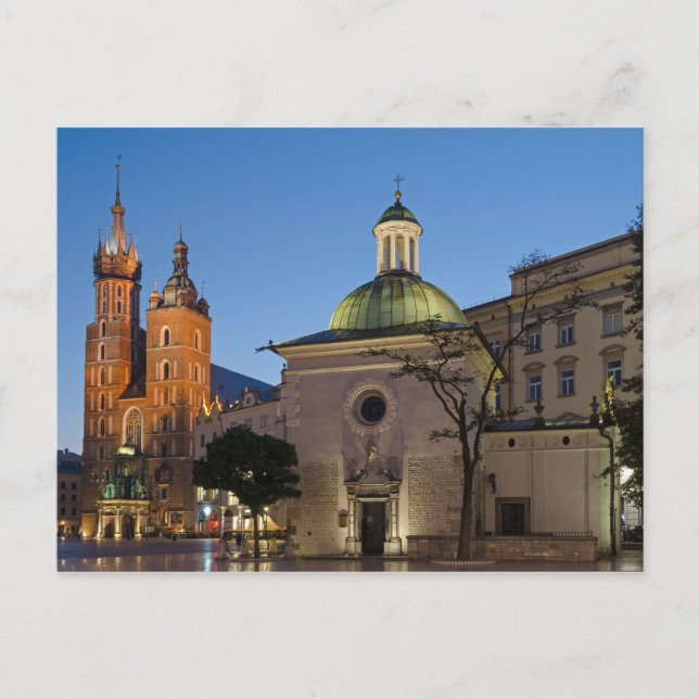 Carte postale de la Basilique de Cracovie en Polog (Devant)