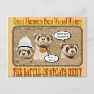 Carte postale de la bataille de Stoats Drift