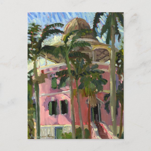 Carte postale de la bibliothèque de Nassau (Devant)