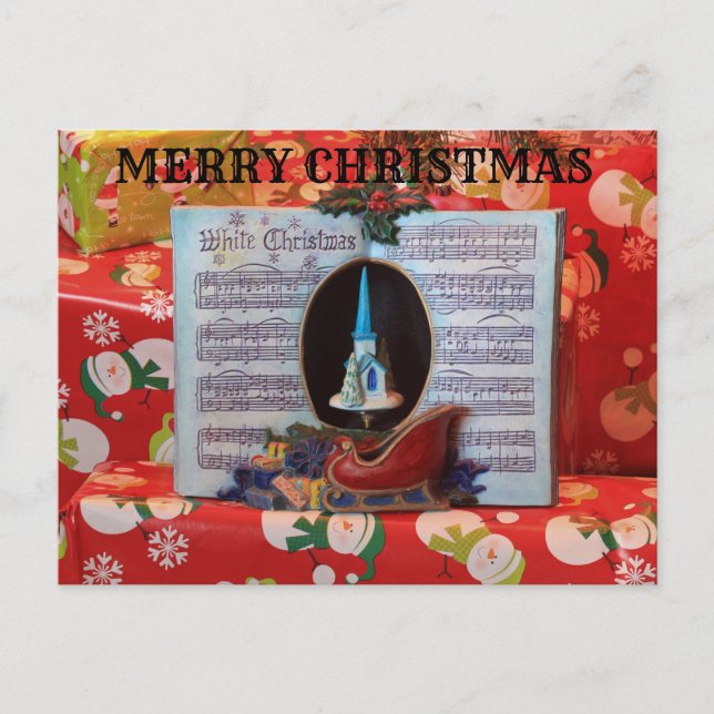 Carte postale de la boîte de musique Christ (Devant)