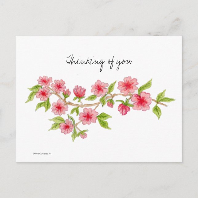Carte postale de la branche Cherry Blossom (Devant)