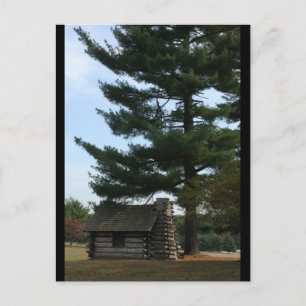 Carte postale de la cabane du soldat de Valley For