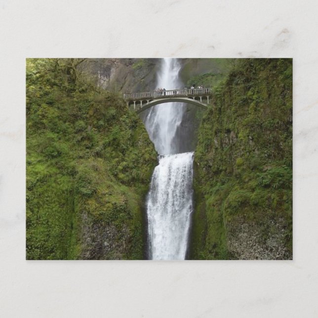 Carte postale de la cascade de Multnomah Falls (Devant)