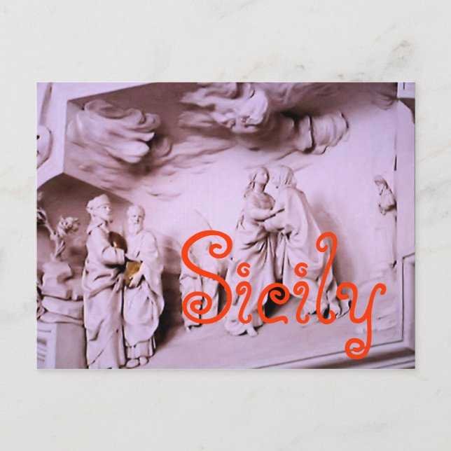 carte postale de la cathédrale de Monreale Sicile  (Devant)