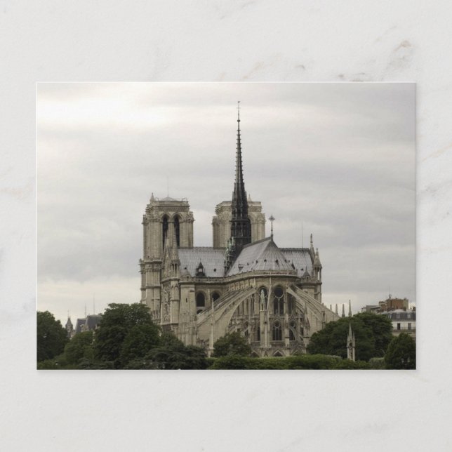 Carte postale de la cathédrale Notre-Dame (Devant)