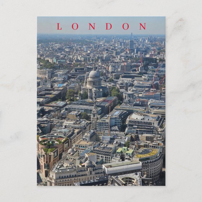 Carte postale de la cathédrale St.Paul de Londres (Devant)