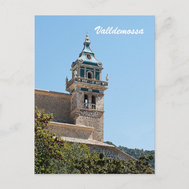 Carte postale de la chartreuse de Valldemossa (Devant)