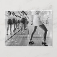 Carte postale de la classe de danse Tap