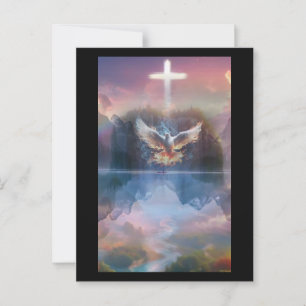 Carte postale de la colombe Saint-Esprit