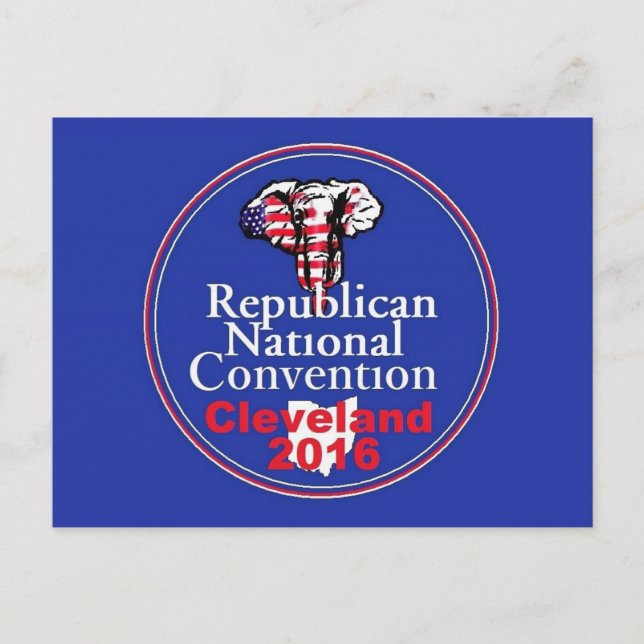 Carte postale de la Convention de 2016 des Républi (Devant)