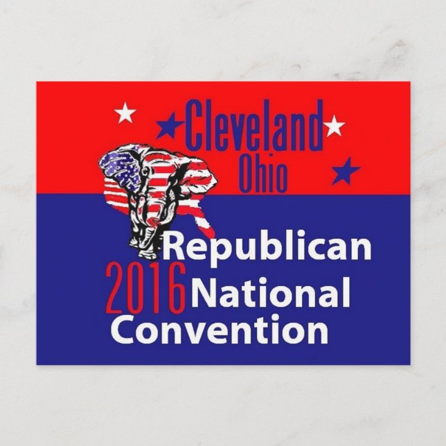 Carte postale de la Convention de 2016 des Républi (Devant)