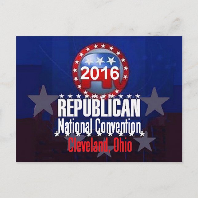 Carte postale de la Convention de 2016 des Républi (Devant)