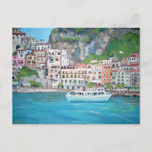 Carte postale de la côte d'Amalfi