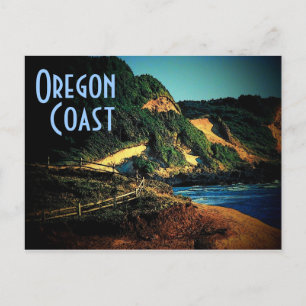 Carte postale de la côte de l'Oregon