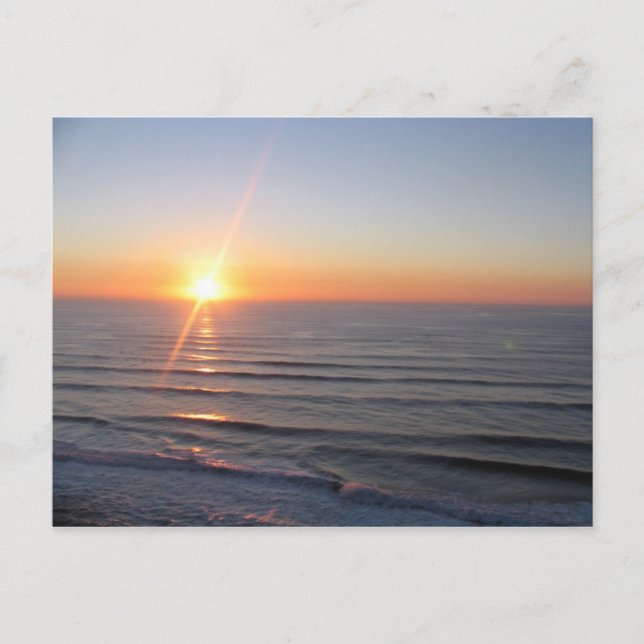 Carte postale de la côte de l'Oregon (Devant)