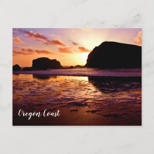 Carte postale de la côte de l'Oregon