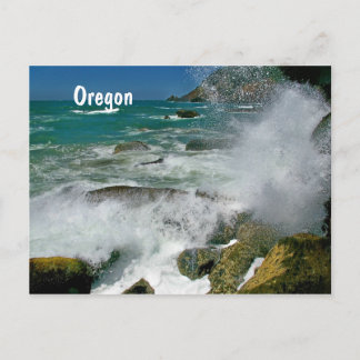 Carte postale de la côte de l'Oregon