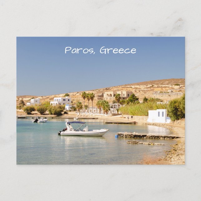Carte postale de la côte de Paros (Devant)