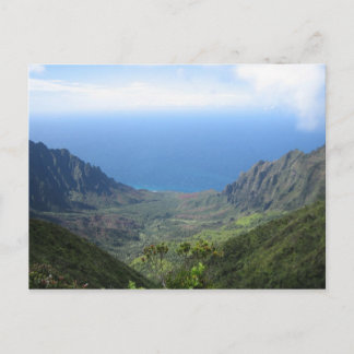 Carte postale de la côte Na Pali de Kauai