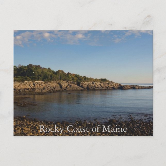 Carte postale de la côte rocheuse du Maine (Devant)