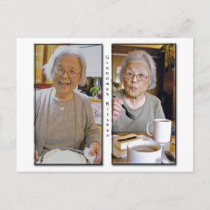 Carte postale de la cuisine de grand-mère